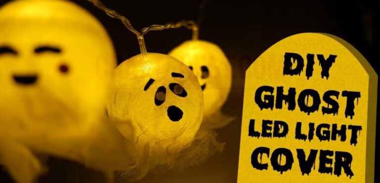 Spooky DIY Ghost String Lights for Halloween