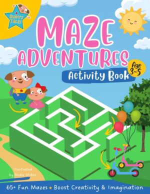 maze activity book cover